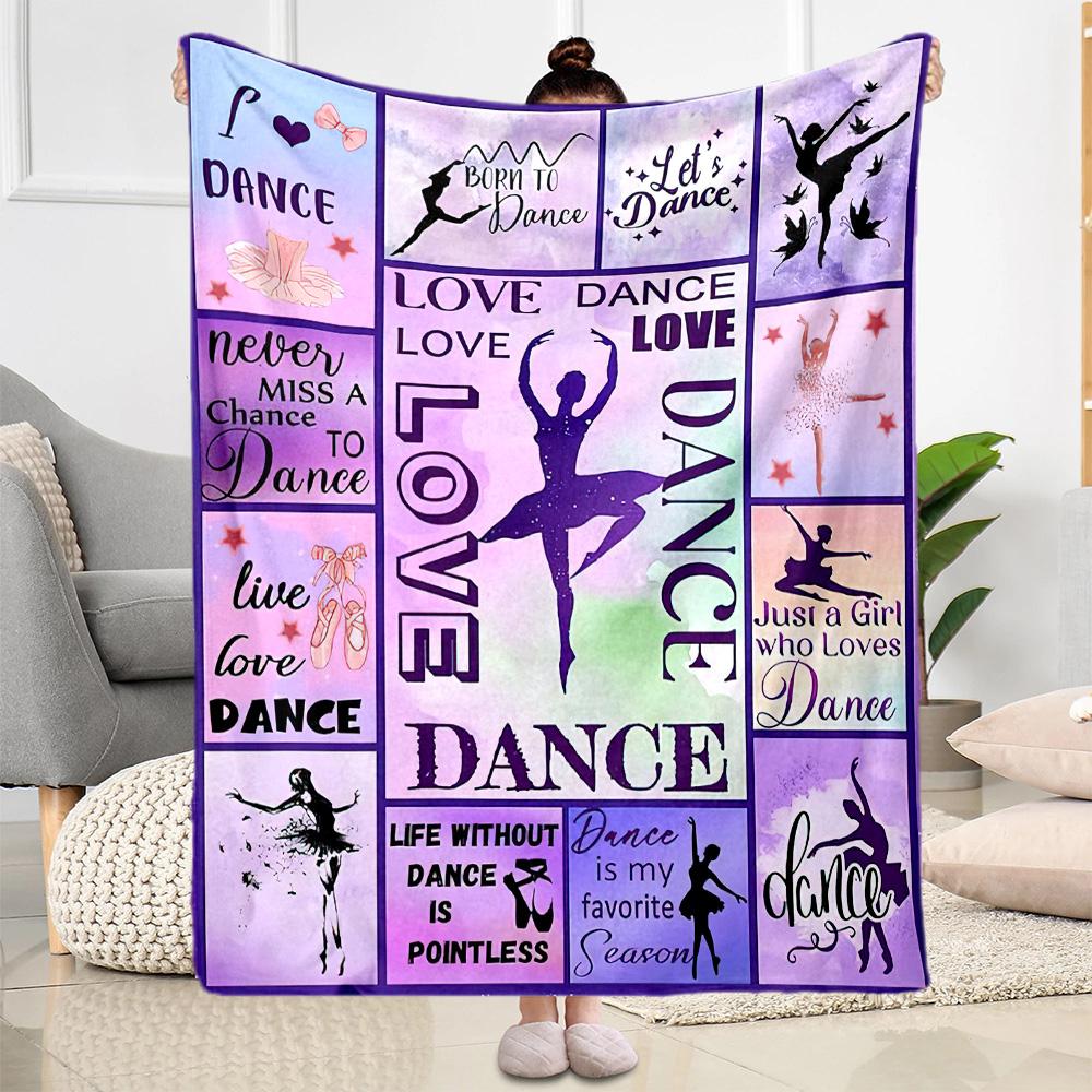 Gymnastics Word Cloud Art Blankets Are Suitable for Living Rooms, Bedrooms, Camping, and Other Places, Making Them an Ideal Choice for Gifts.