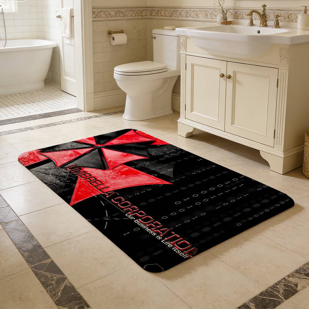 Virtual Company U-umbrella C-corporation Door Mat Kids Room Bedroom Decoration Balcony Anti-Slip Doormat Room Doormat Area Rug