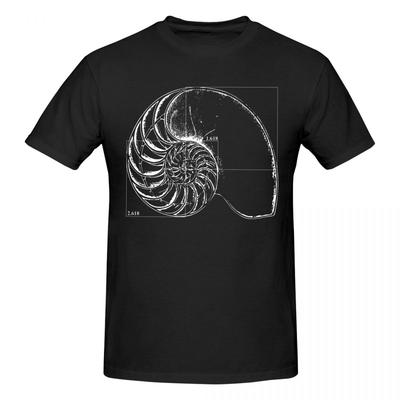 Nautilus Shell Spiral Math Algebra Mathematics Science Biology T Shirts Graphic Y2k Pops Short Sleeve Unisexs Tshirt Clothing