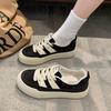Board Shoes Women's Autumn New Fashionable Versatile Thick-soled Height-increasing White Shoes Color Matching Student Casual Shoes