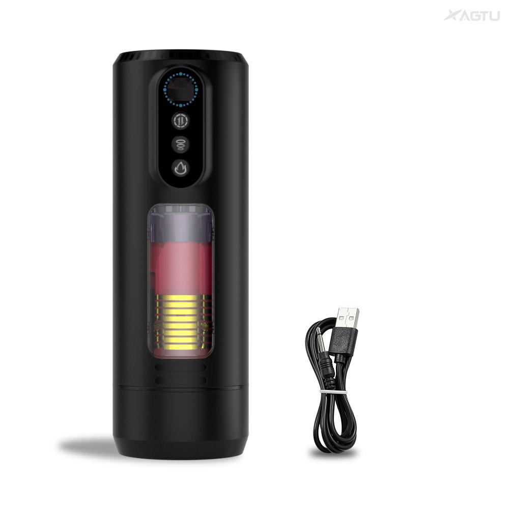 Automatic Telescopic Male Masturbator Cup Thrusting Sucking Piston Masturbation Cup For Men Heating Blowjob Sex Toys Adult Goods