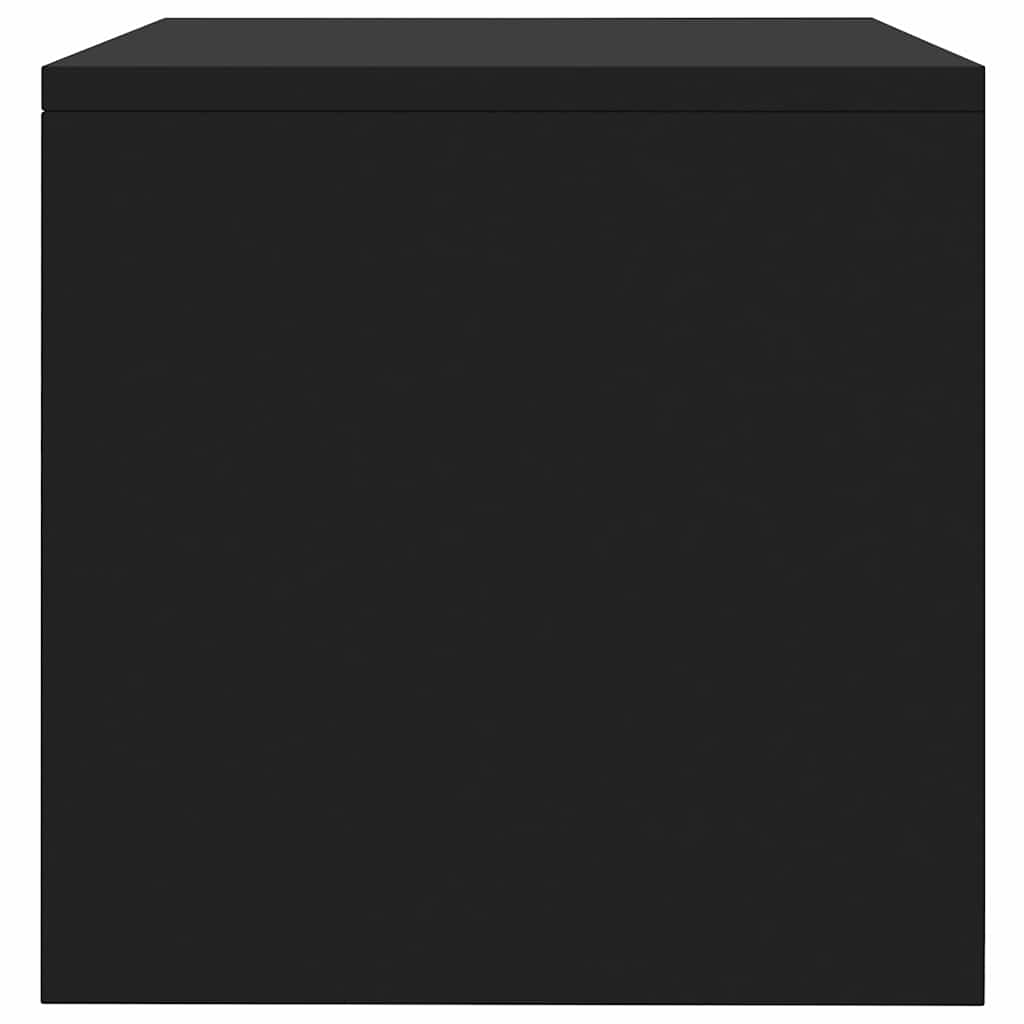 Nightstands 2 Pcs Black 40x30x30 cm Engineered Wood