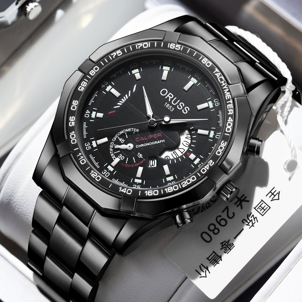 Casaro Watch Business Fashion Calendar Quartz Watch Luminous Men'S Watch Large Dial