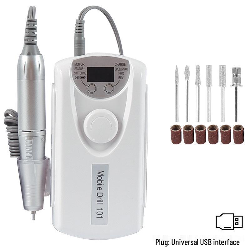 Rechargeable 30,000 RPM Professional Nail Drill for Gel Polish Removal