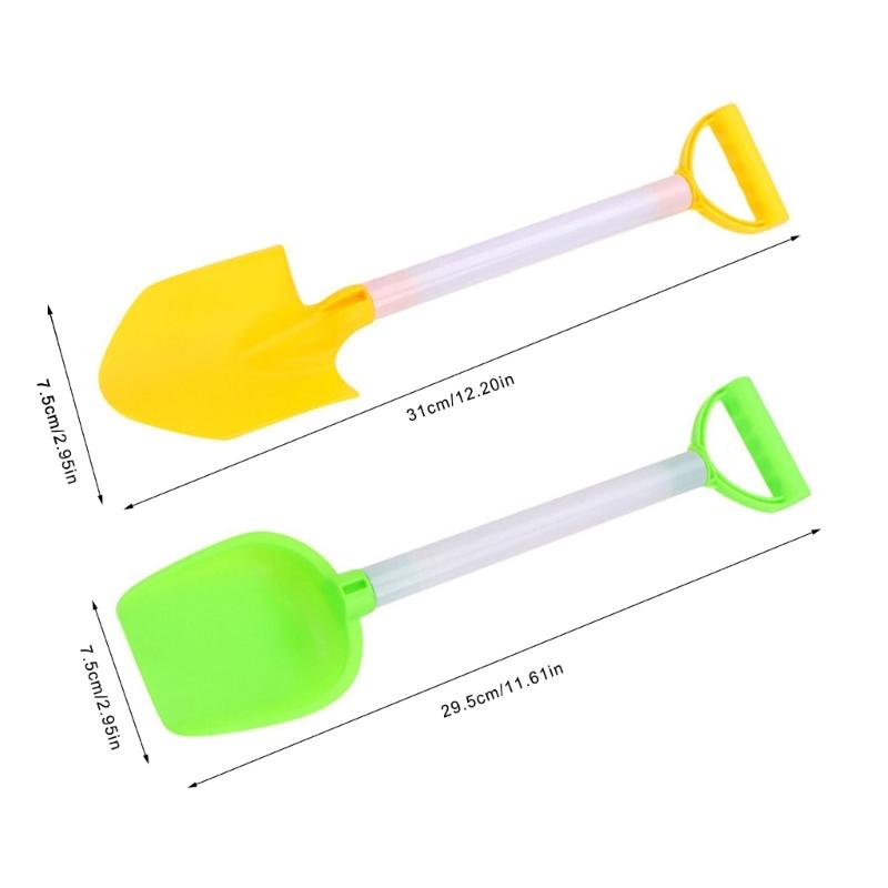 Sand Play Tool Set Sand Shovel Bucket Sandcastle Toy For Children With Bright Color for Parents Kids Beach Vacation