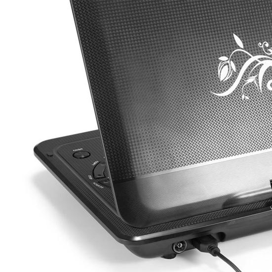 13.9 Inches Portable DVD Player Region-free USB Port 270 Degree Rotation Swivel Screen