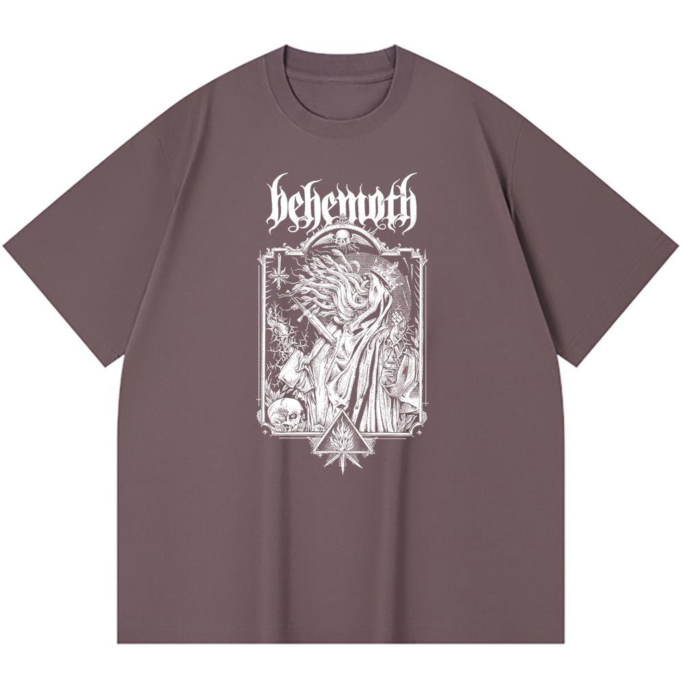 230 Gsm 100% Cotton Heavy Metal T-Shirt Rock Band Popular Music Print Unisex Heavy Cotton T Shirt