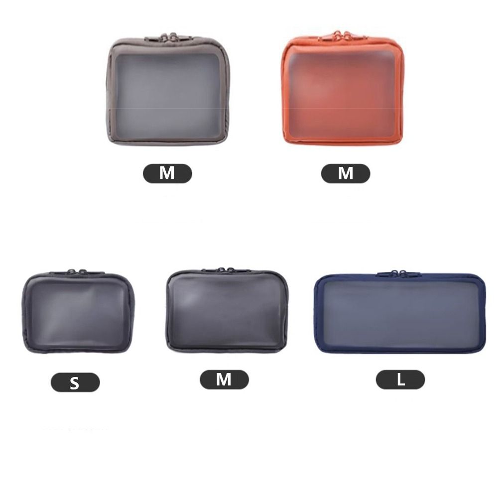 Waterproof Charger Cable Organizer 1/2/3 Compartment Digital Accessories Case Cosmetic Storage