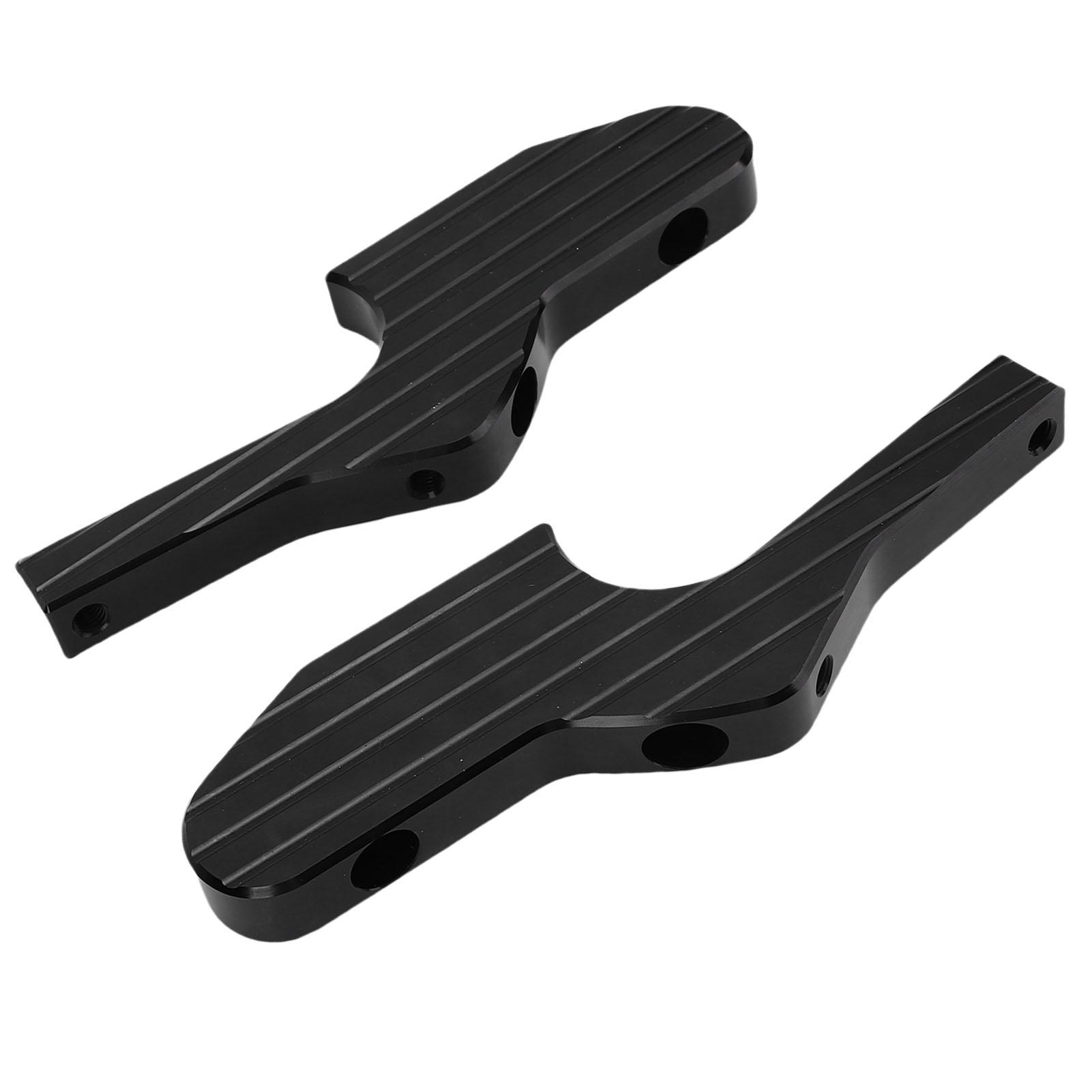 

Удлинители подножек пассажира левая правая сторона алюминиевый сплав черный мотоцикл удлиненная подставка для ног замена для GT GTS