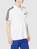 Adidas Train Essentials Pique Training Polo Size XL 3-Stripes Shirt, Men's, White/Black (IB8109), (BXH46)