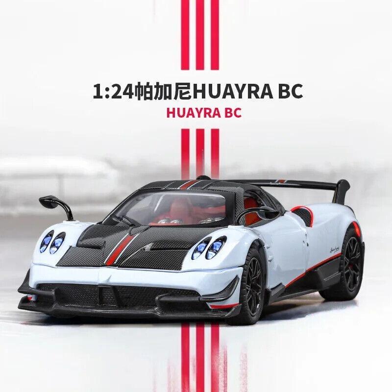 1/24 Pagani Huayra BC Legeringsbilmodell Støpt Lekebil Lyd Lys