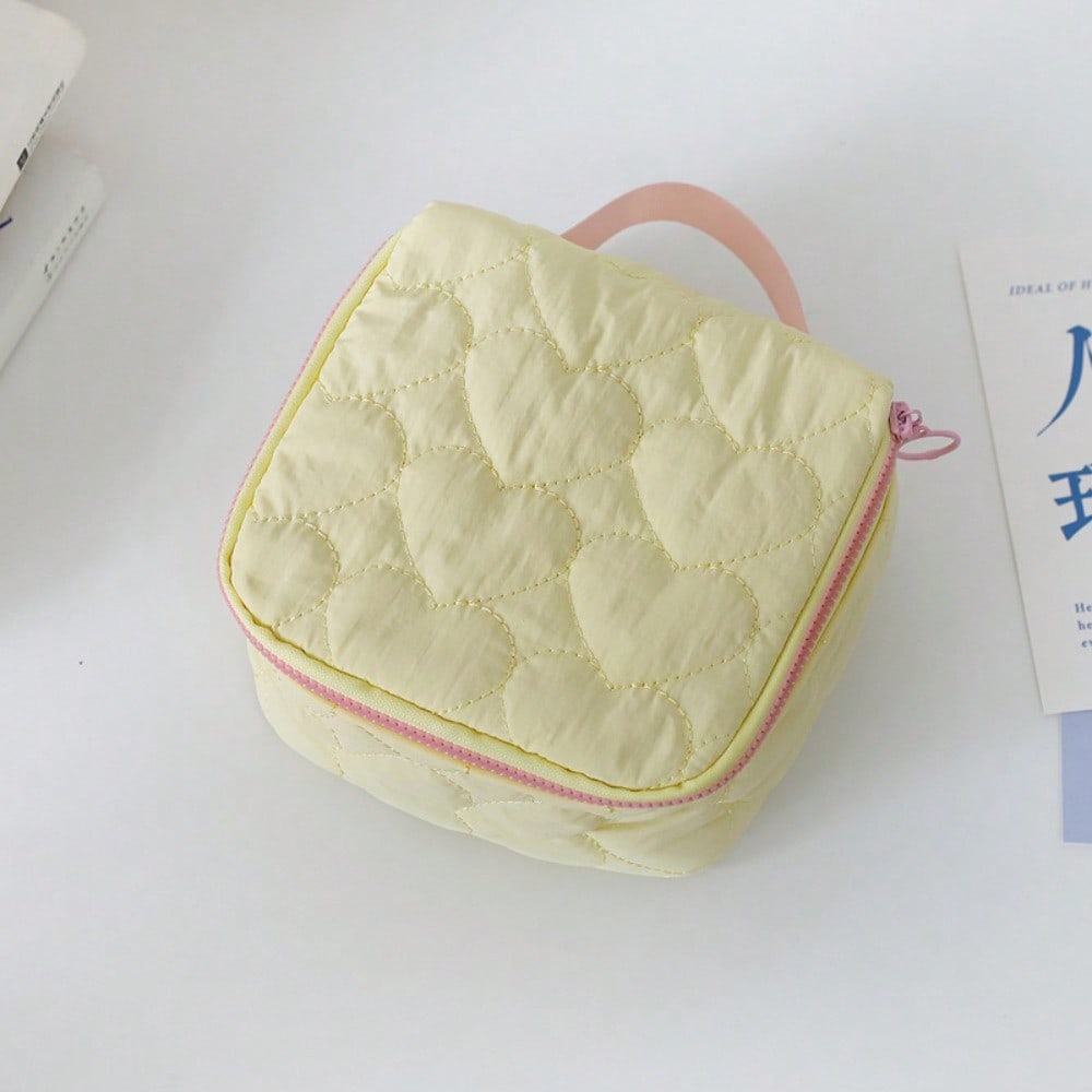 1pcs Large Capacity Makeup Storage Bag, Travel Portable Waterproof Wash Bag, Portable Hanging Suitcase With Dry And Wet Separation