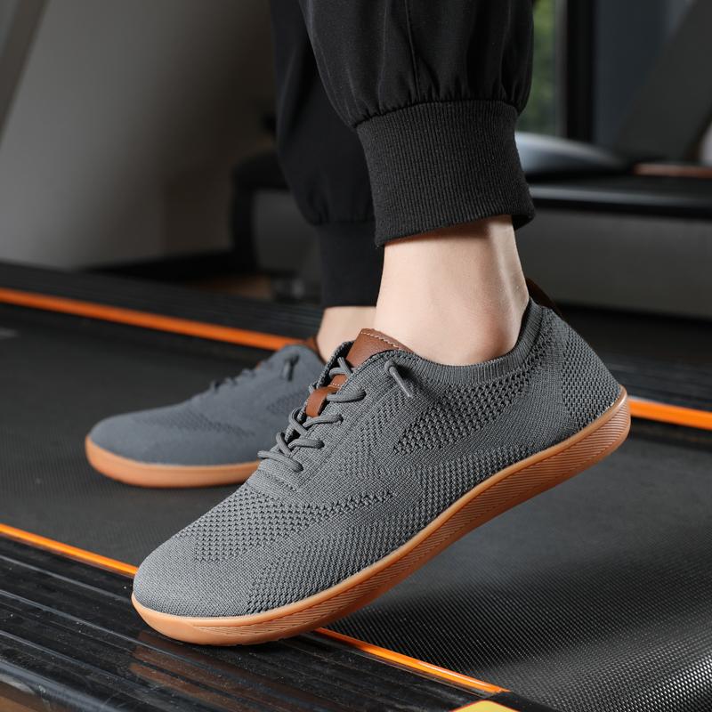 Minimalist Knitted Walking Shoes Women Men Wide Toe Casual Shoes Light Training Sneakers Breathable Barefoot Flats