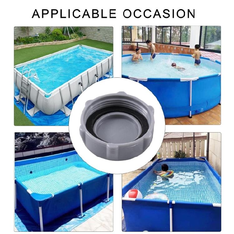 Pack of 2 Pool Drain Caps Pool Repair Parts Durable Plastic Drain Valves Caps Suitable for P6H1158ASS16 Pool Models