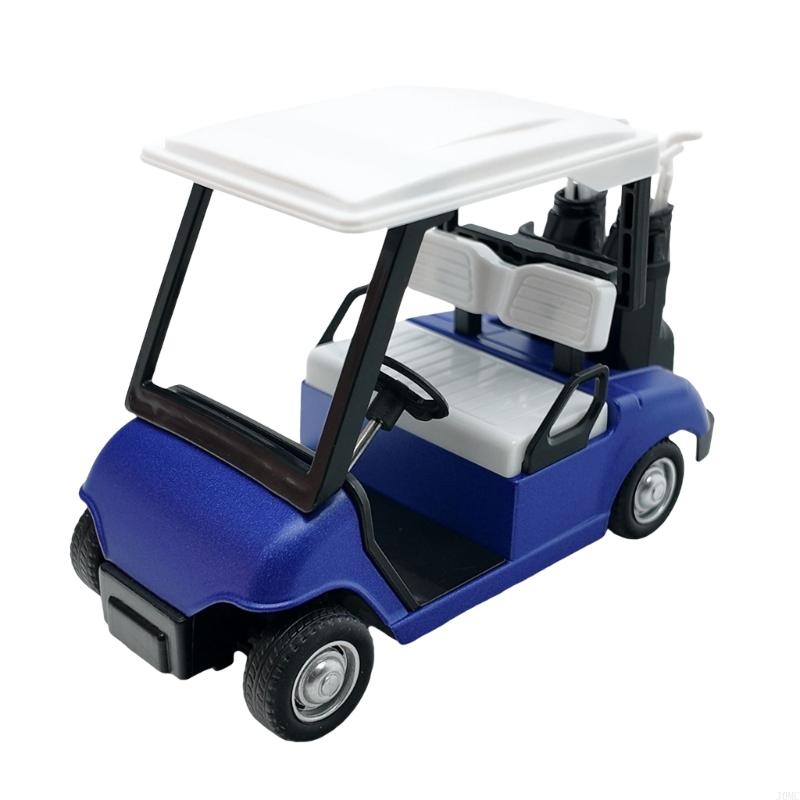 Detailed Miniature Golf Vehicle Alloy 1:20 Scale Golf Cart Pullback Toy Display Piece For Birthday Party Decoration J0MC