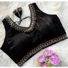 Blusa sin mangas de mezcla de seda para mujer Ropa de fiesta india Diseñador Étnico Choli