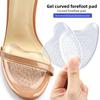 GEL Forefoot Pad for High Heels Anti-wear Anti-pain Soft Shock Absorption Self-adhesive Half-size Pad