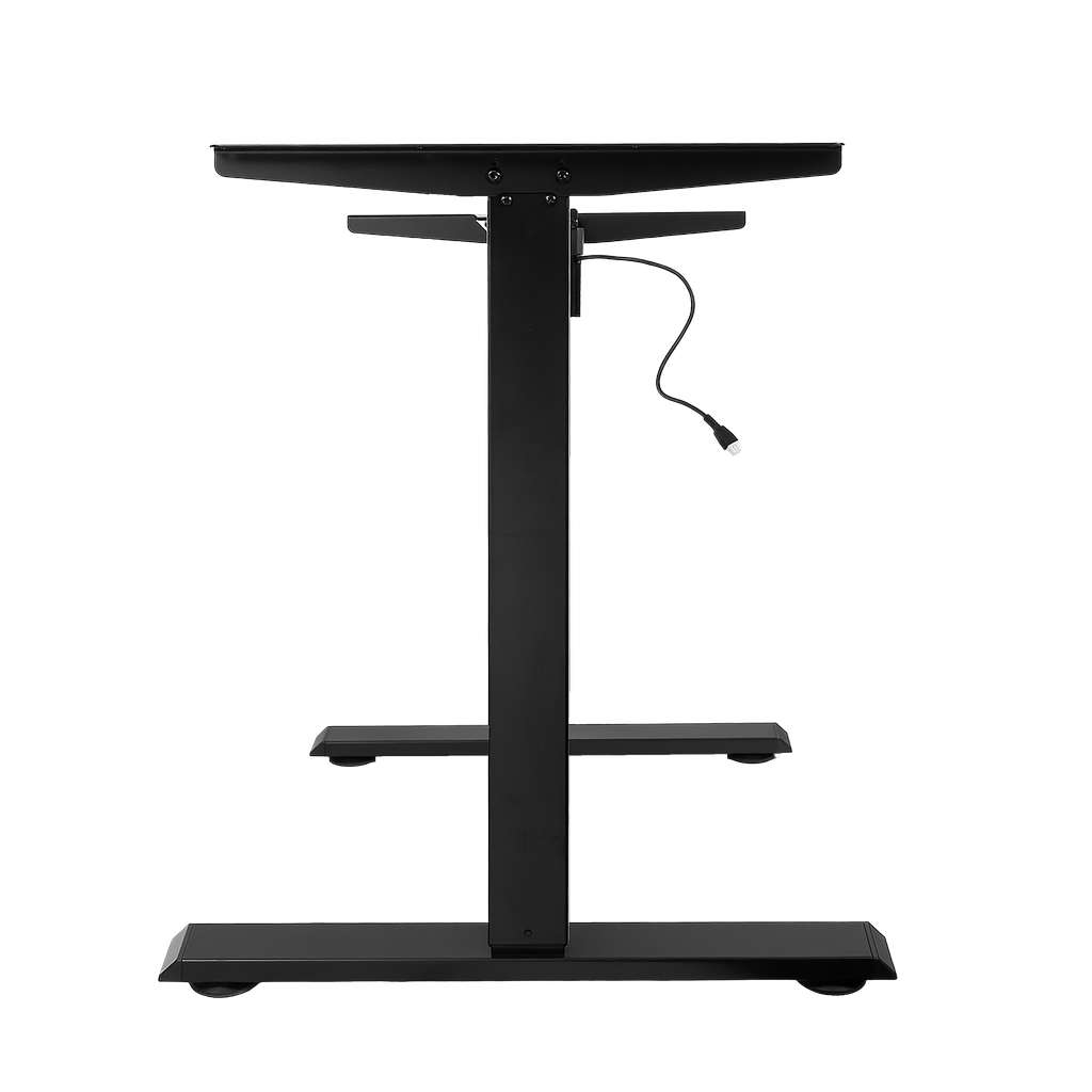 Furvero 1-motor Electric Adjustable Desk Frame (max Countertop. 120-140 X 60-70 Cm) Black N
