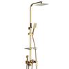 All-Copper Thermostatic Shower Faucet Set with Rain Shower Head