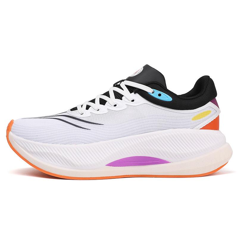 2024 new carbon board running sneakers men's and women's same couple shoes casual walking mesh shock-absorbing running shoes