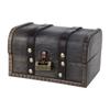 Antique Jewelry Organizer Box Wooden Storage Box Pirate Retro Treasure Chest  Gift