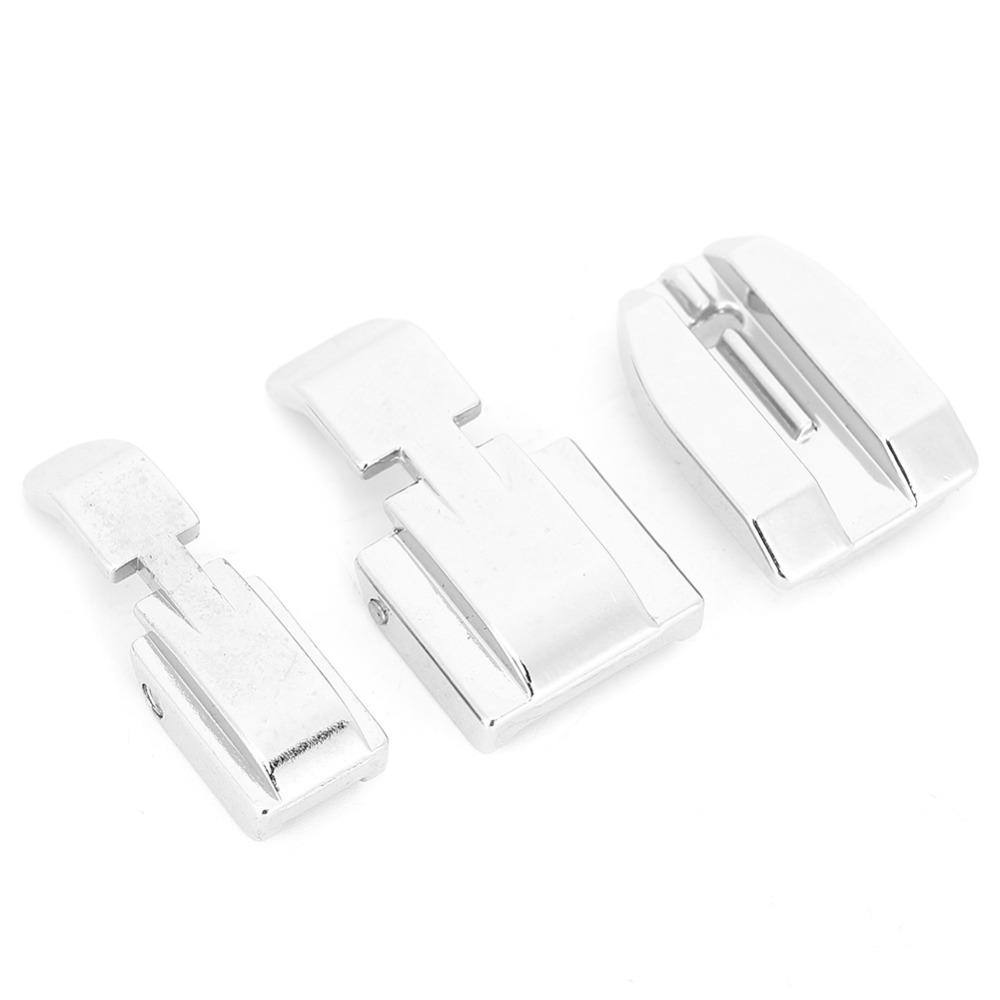 3pcs Silver Color Zipper Presser Foot Stainless Steel Zipper Foot Set Zipper Foot  Home Sewing
