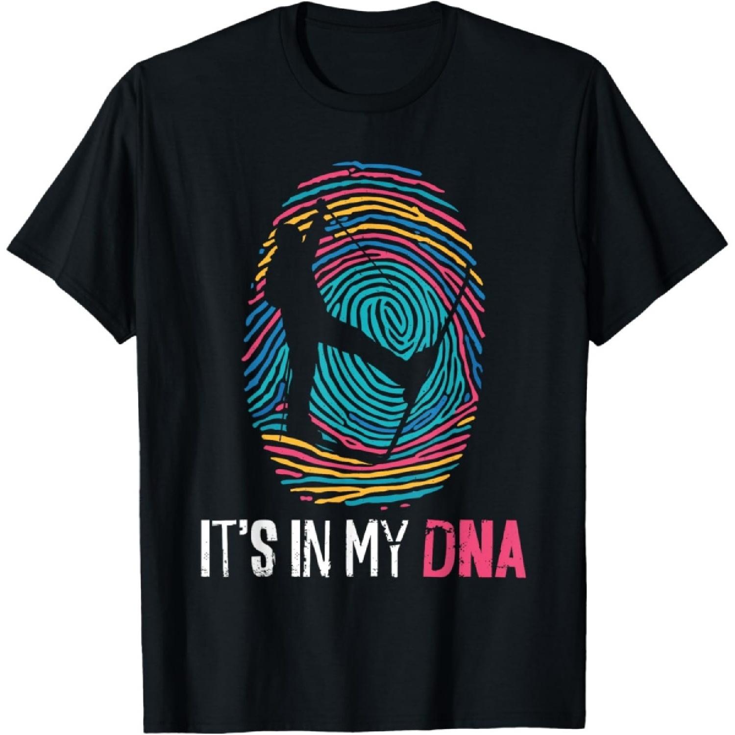 It s In My DNA, Snow Mountain Ski Skiing T-Shirt S