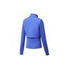 SAUCONY Solid Color Zip Collar Cotton Jacket Women Jackets Vacation-Blue SC1230124A-BL07