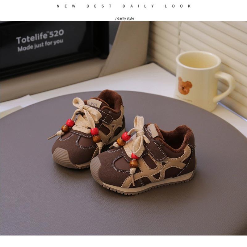 Jungen Fleece-Sneaker Winter Neu 1-3-6 Jahre Kinder Zwei Baumwolle Forrest Gump Schuhe Kindergarten Baby Warme Schuhe