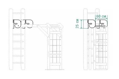 Wall Mounting Bracket Turquoise
