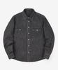 THEY Western Denim Shirt_Black