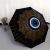 1pc Eagle Mandala Auto Open/close, All-Season Portable Folding Umbrella for Women & Men, Travel, Everyday, Formal Events - Compact Luxury Parasol, Out