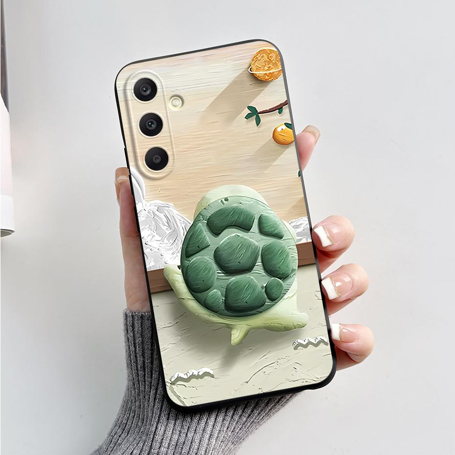 For Samsung A25 5G Case SM-A256B Stylish Painted Soft Silicone Shockproof Cover For Samsung Galaxy A15 A25 A35 A55 5G 2023 Capa