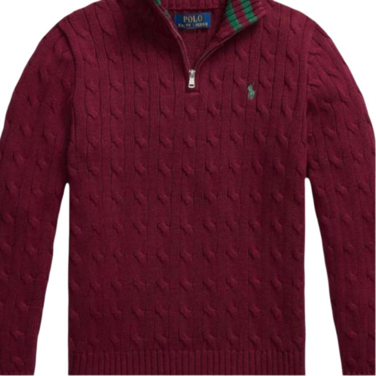 Polo Ralph Lauren Cable Knit Half Zip Sweater Kids Kids Sweater 323868894-023