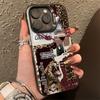 Leopard Lip Print Laser IMD Phone Case for Samsung Galaxy A16 A26 A25 A36 A56 A55 A54 A53 5G S25 Ultra S24 FE S23 Plus S22 Cover