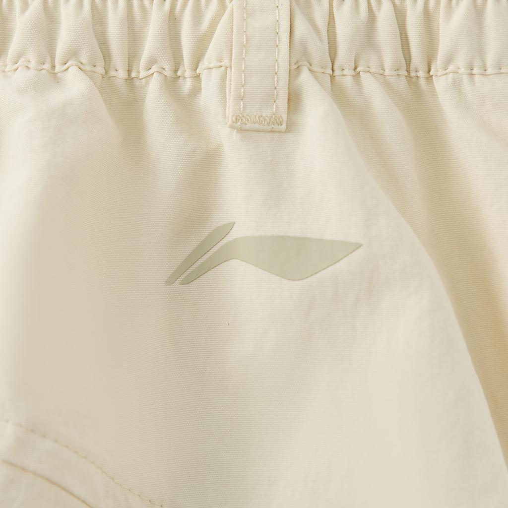Li Ning Outdoor CF Straight Leg Sports Pants Women bottoms Rice-White AYKW412-3