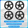 For Tesla Model Y Juniper 2025 4PCS 19 Inch Wheel Cap Automobile Performance Replacement Wheel Hubcap Full Rim Cover Accessories