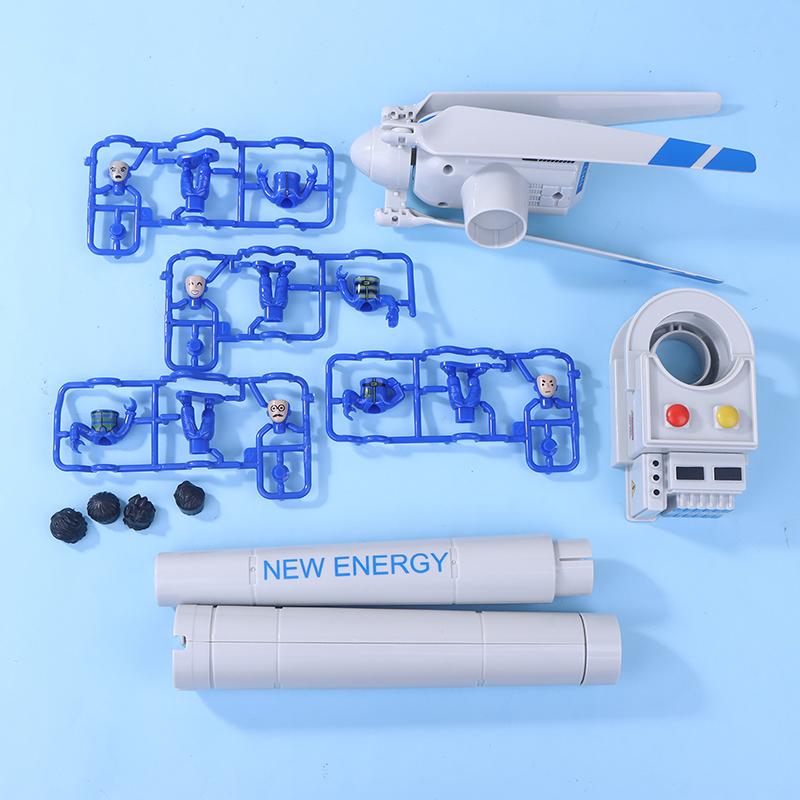 1 Set Modello Turbina Eolica Modello Grande Turbina Eolica Simulazione Mulino a Vento Giocattolo Kit Scientifico Giocattoli per Bambini