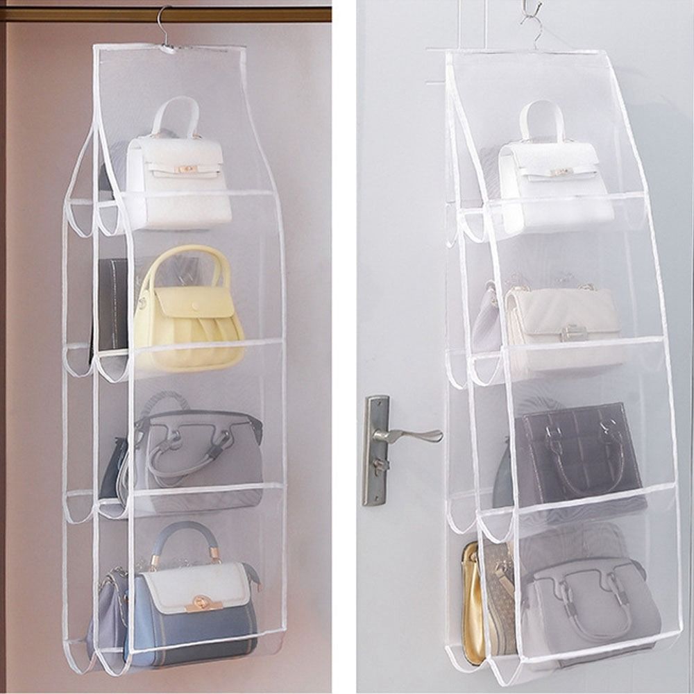 Sorting Hanging Dust-Proof Sundry Hanger Handbag Organizer Bag Storage Rack Handbag Storage