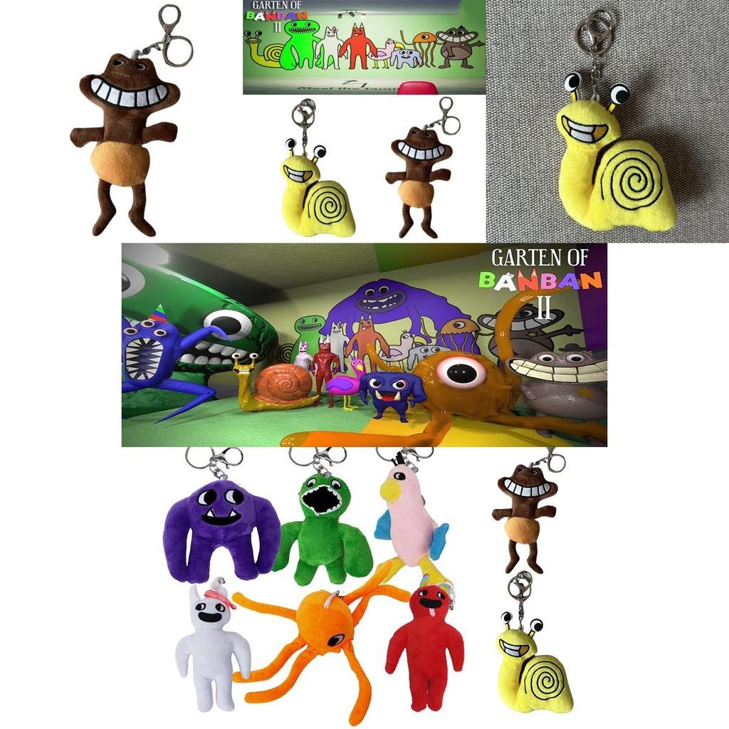 Garten Of Banban Plush Keyring Featuring Animal Shaped Soft Toy For Backpack Accessories