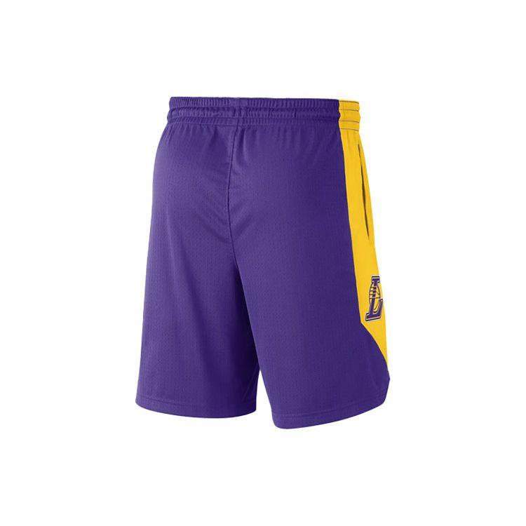 Nike NBA Los Angeles Lakers Shorts Men Bottoms Purple AJ5078-504