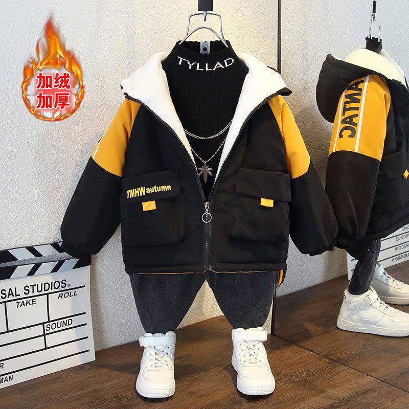 Autumn Winter Children's Windbreaker Boys Coat Boys Baseball Uniform Sports Jacket Children Outerwear Clothing