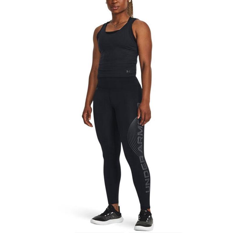 Under Armour Hareketli Solid Antrenman Atlet Üst Kadın Üstler Siyah 1379046-001