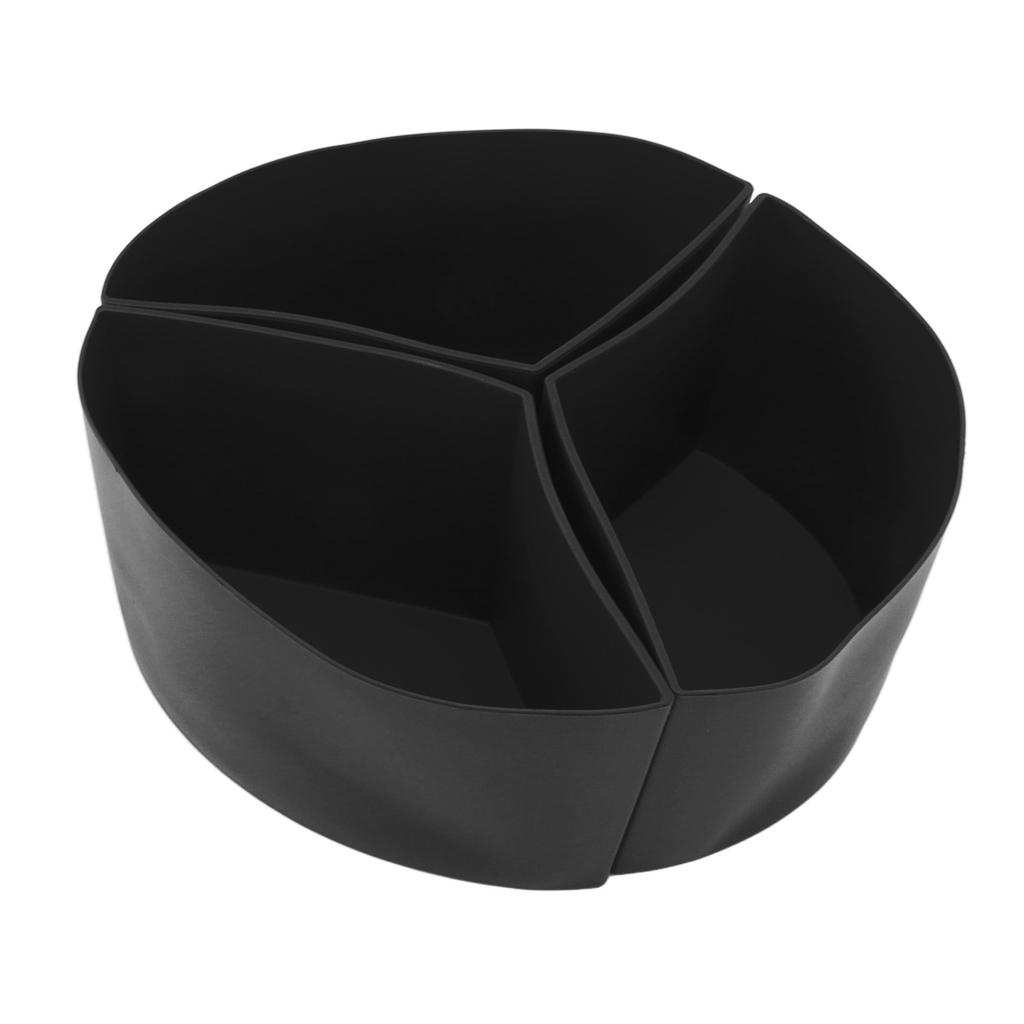 3 in 1 Silicone Slow Cooker Divider Liner Reusable Leakproof Dishwasher Safe Cooking Liner For 6 Quart Pot Black