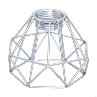 Household Lampshade Cage Hanging Decor Pendant Light Cover Wrought Iron Lamp Covers