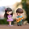 Personality Couple Ornaments Plastic Diy Decoration Creative Cake Ornaments Keychain Pendant