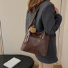 Outer order Maillard retro fashion tote bag women's 2025 new versatile niche single shoulder messenger commuter bag