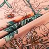 130*130Cm 100% Twill Silk Square Scarf Luxury Women Floral Print Beach Shawl Bandana Wraps Femme Fourlard Echarpes Stoles