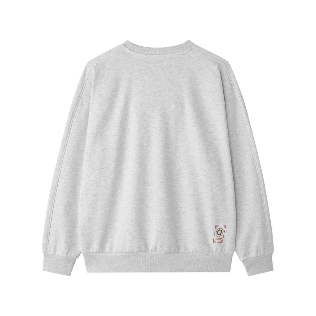Skechers Chinese New Year Thermal Fleece Lined Fashion Minimalist Style Crew Neck Pullover Long Sleeved Sweatshirt L125U046-0248