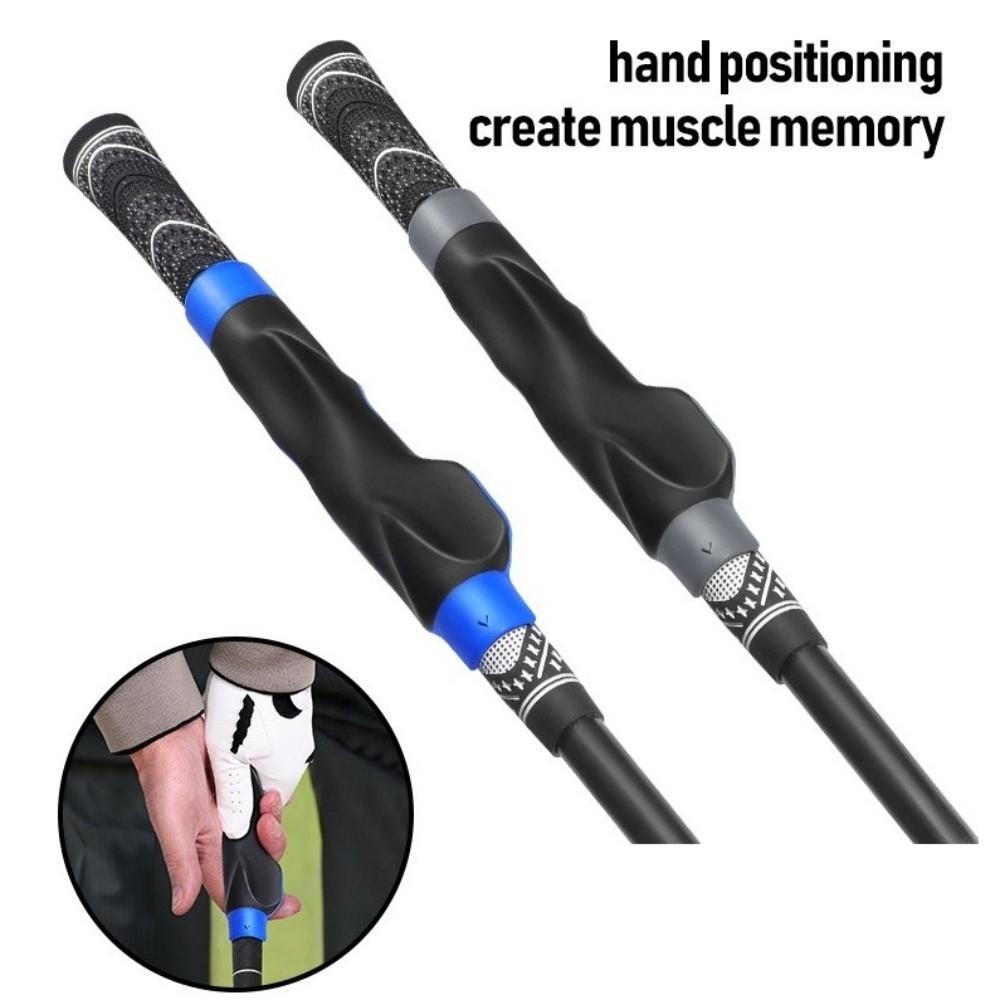 Plastic Golf Grip Trainer Right Hand Gesture Swing Golf Training Aid Posture Correction Golf Club Hand Grip Corrector